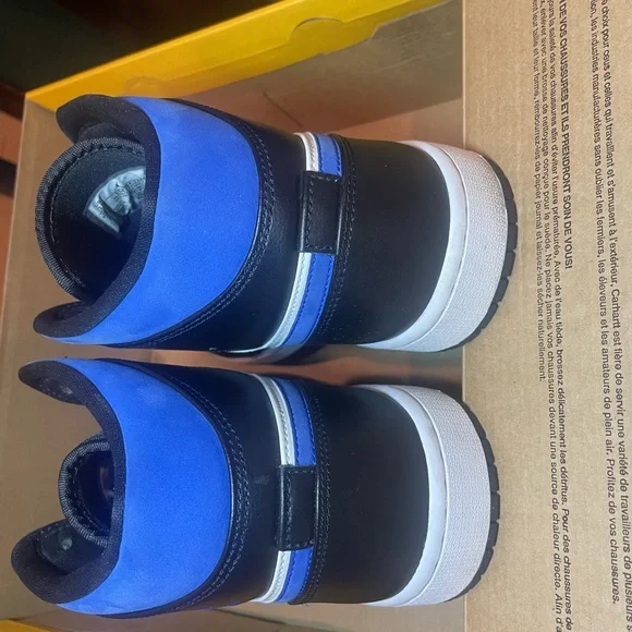 Jordan 1 Mid white black racer blue - Picture 7 of 10